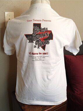 "Best Little Hoedown in Texas" LGBT Country Dance Event T-shirt (XL)